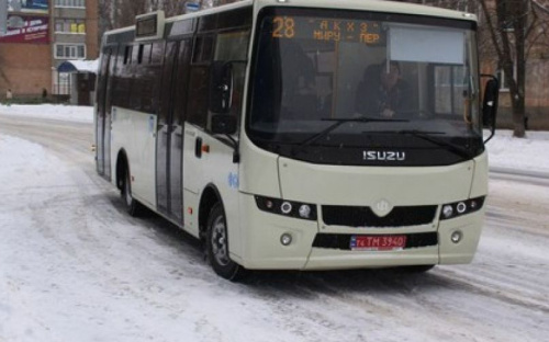 Новый автобус в тестовом режиме  вышел на маршрут в Авдеевке  (ФОТО)