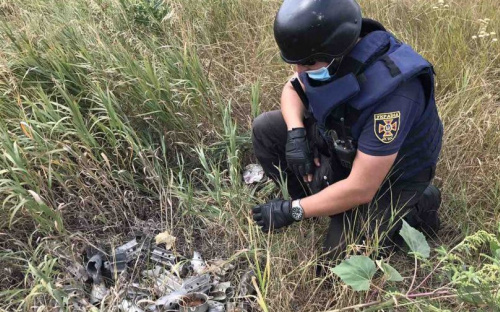 В Ясиноватском районе изъяли 4 взрывоопасных предмета