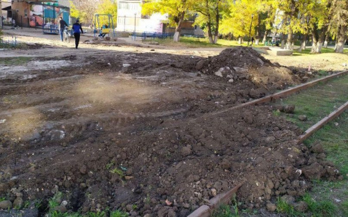 Когда облагородят места ремонта теплотрассы в Авдеевке (ФОТО)