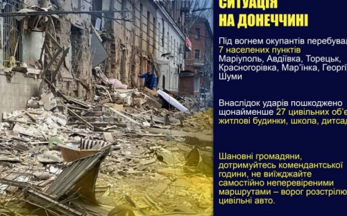 Оперативне зведення поліції Донеччини на 4 квітня