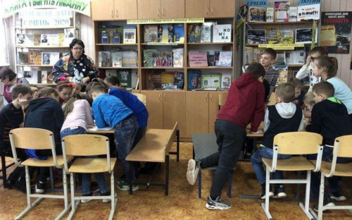 В одной из школ Авдеевки прошел урок интересного чтения