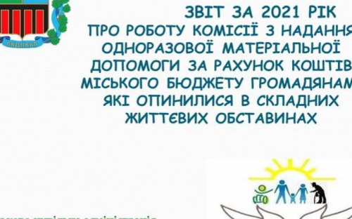 УСЗН інформує про роботу комісії з надання одноразової матеріальної допомоги у 2021 році