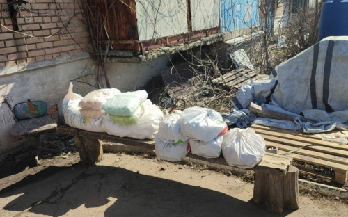Мешканців Опитного забезпечили продуктами харчування