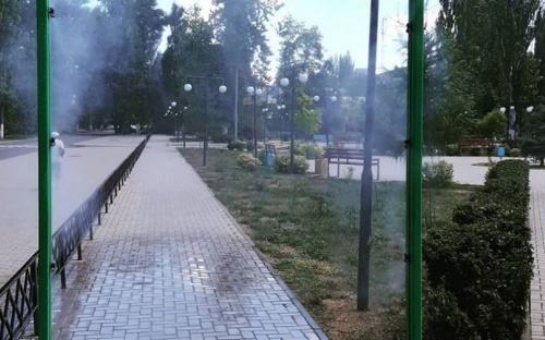 В Авдеевке установили охлаждающие рамки