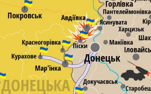 Взрывы и выстрелы не утихают у Авдеевки: опубликованы новые данные