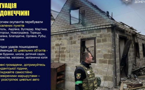 Оперативне зведення поліції Донеччини на 20 квітня