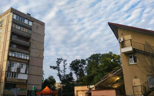 Красоты вечернего неба над городом у линии фронта. ФОТОФАКТ