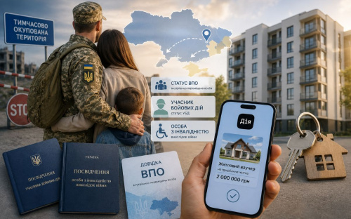 Житлові ваучери для ВПО: хто може отримати два мільйони гривень і на що дозволено витратити гроші