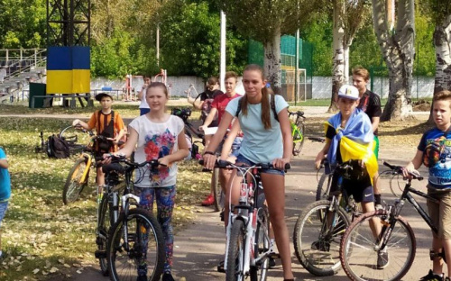 ВИДЕО. В Авдеевке историю города изучали в процессе велосипедной прогулки