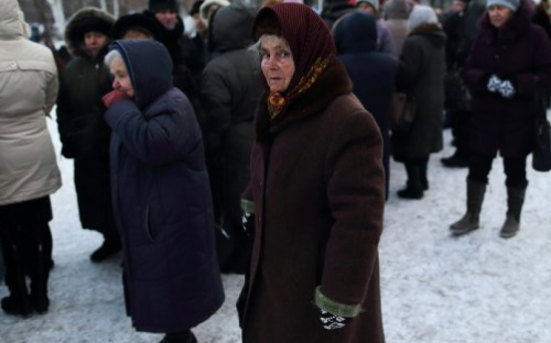 В Авдеевке начался ажиотаж из-за гуманитарки