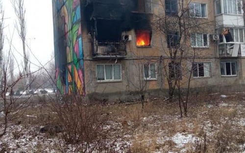 Ворог обстріляв Авдіївку з градів і ствольної артилерії