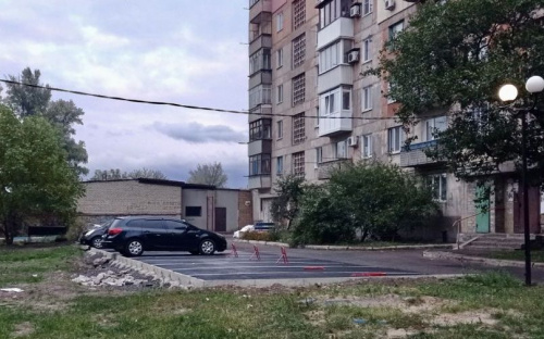 В квартале Юбилейном в рамках конкурса социальных проектов завершилось строительство новой парковки (ФОТОФАКТ)