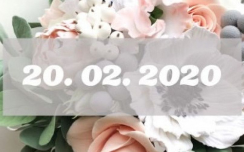 Сегодняшняя дата 20.02.2020 популярна для заключения браков. 