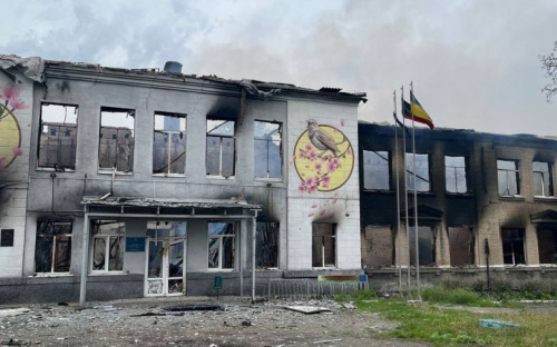 В Авдіївці росіяни знищили одну із найстаріших шкіл: тепер тут самі руїни