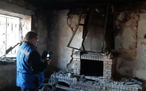 В Опытном комиссия обследовала жилье, разрушенное во время вооруженного конфликта
