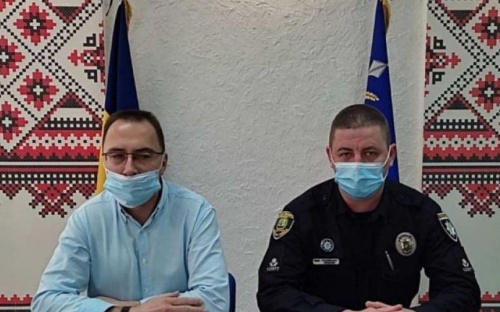 Дільничний офіцер поліції Авдіївки Максим Лазоренко звітував про результати роботи перед громадою