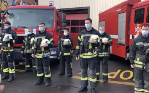 Четверта річниця обстрілу м. Авдіївка: Рятувальники вшанували пам'ять загиблих товарищів (ВІДЕО)