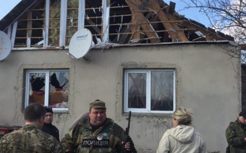 Жилые дома Авдеевки попали под танковый обстрел
