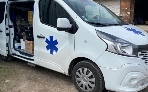 В автопарку Авдіївської громади з'явився сучасний реанімобіль-француз 