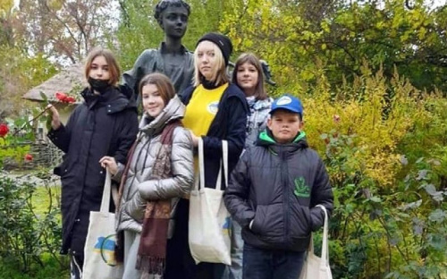 Школяри з Авдіївки на Черкащині пройшли шляхами Тараса Шевченка