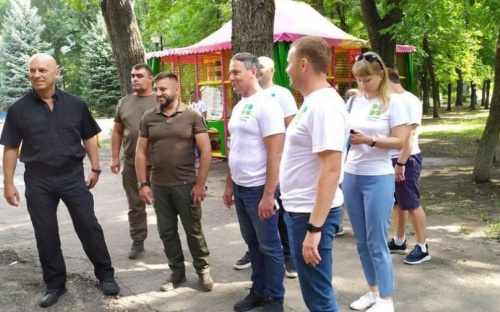 В Авдіївці відкрили активний парк соціального проєкту Президента України