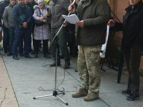 В Авдеевке митинговали против неудовлетворительной работы городских властей (ФОТОФАКТ)