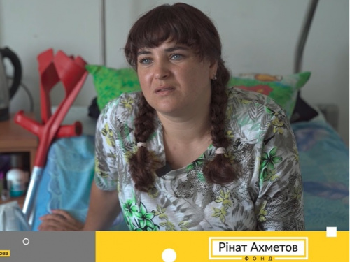 "Голоса мирних": авдіївчанка Оксана Пастернак мріє стати на ноги і пійти