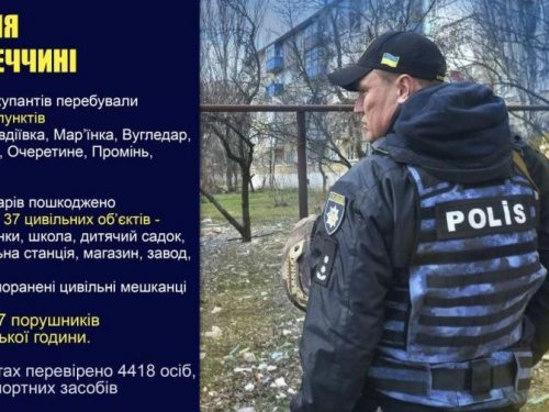 Оперативне зведення поліції Донеччини на 7 квітня