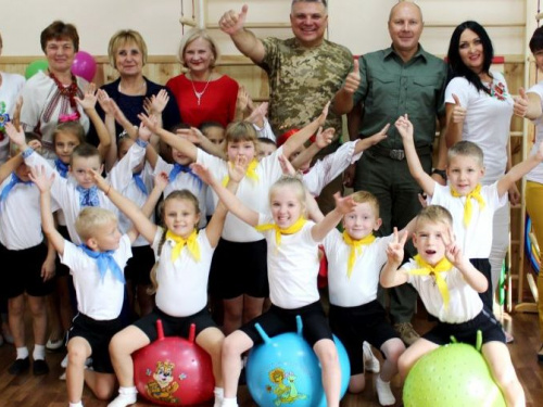 В Авдеевке малыши состязались в обновленном спортзале (Фото)