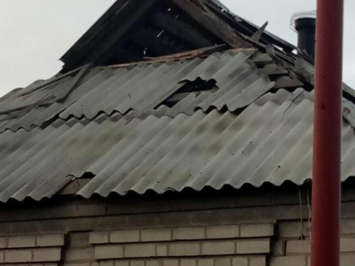 Обстрел Авдеевки: Пострадали два частных дома (ФОТО)
