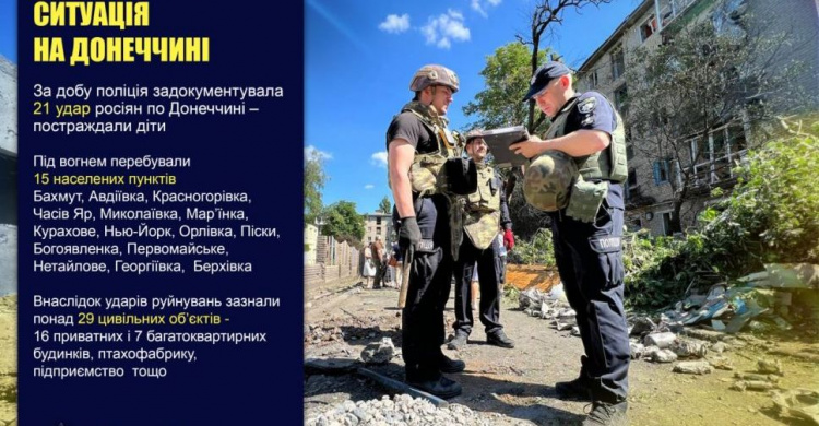 Оперативне зведення поліції Донеччини на 07 червня