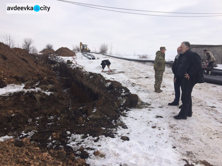 В поселке Красноторка, что в Краматорске, начата реконструкция водоснабжения (ФОТО)