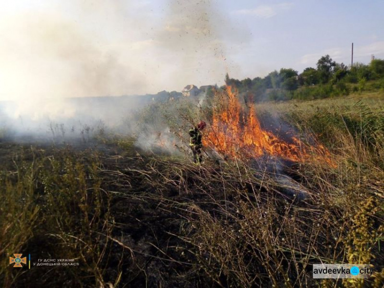В Донецкой области за сутки произошло 37 пожаров