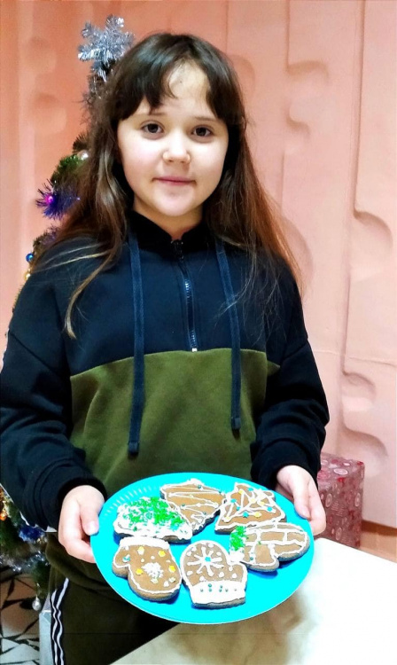В Умані переселенці з Авдіївки готували на Різдво імбирне печиво