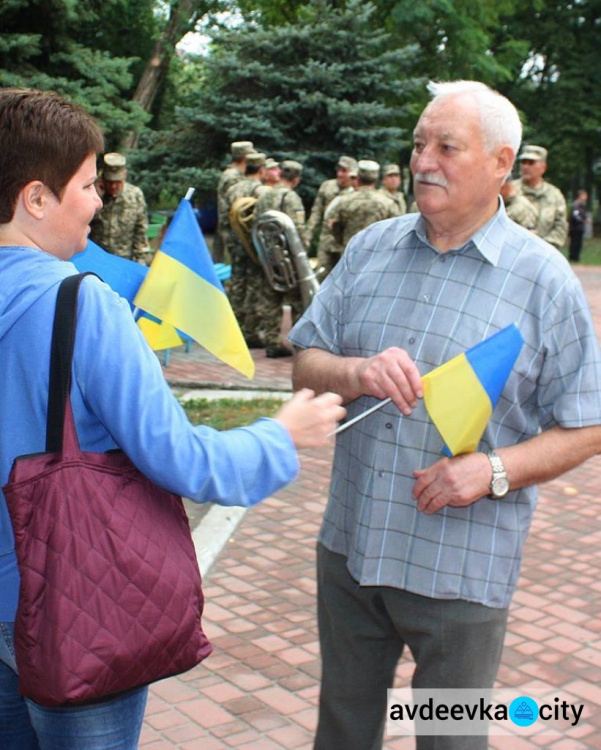 Авдеевка  отметила третью годовщину освобождения от   боевиков (ФОТО)