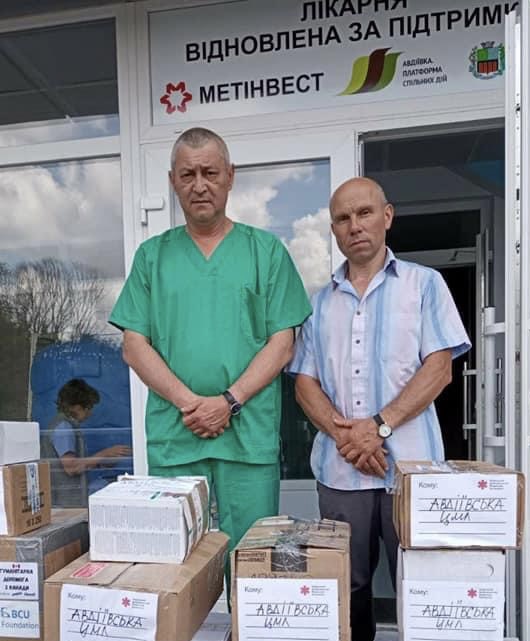 Львівський добровольчий медичний батальйон передав в Авдіївку необхідні медикаменти
